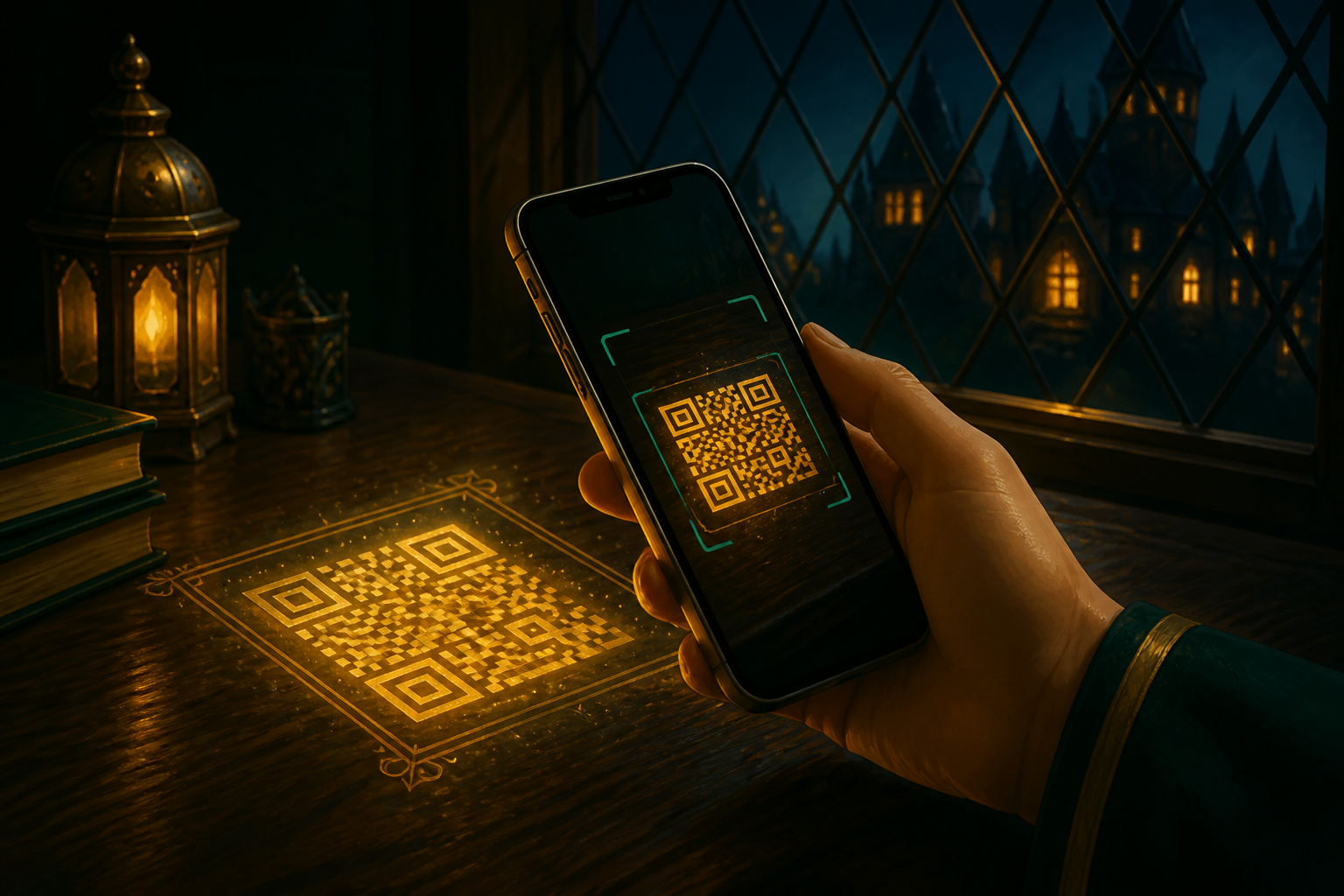 Сканирование QR-кода с телефона